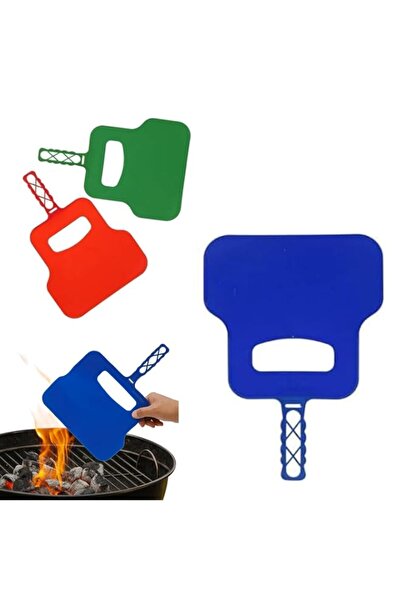 Generic MARKQ BBQ Hand Fan for Outdoor Cooking | Portable Plastic Barbecue Fi...