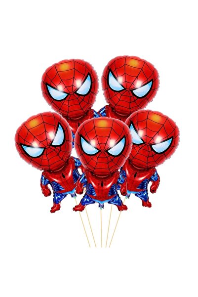 Ropet Set 5 Baloane Folie Spiderman, 30 cm,