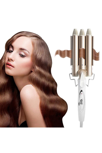 online kapsulavm avm alışveriş Professional Ceramic Wag Water Wave Hair Curle...