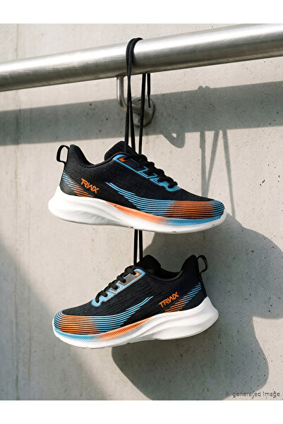 LC Waikiki Triwex Black Mesh Detailed Boys' Sports Shoes