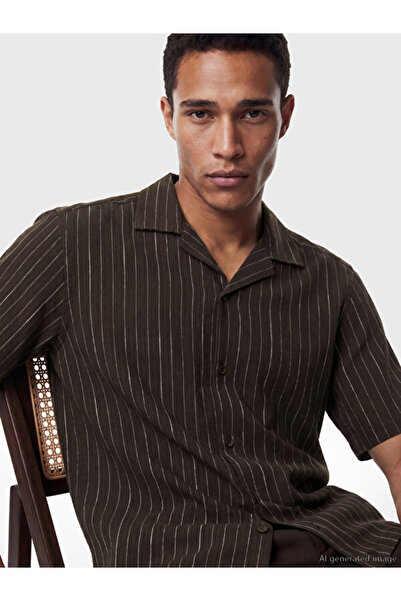 LC Waikiki Standardfit Striped Muslin Men's Shirt from Uzg Store for Style En...