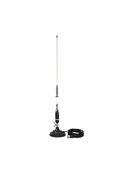OEM Antena statie radio CB PNI S75, exterior, cu baza magnetica 125 mm + cabl...