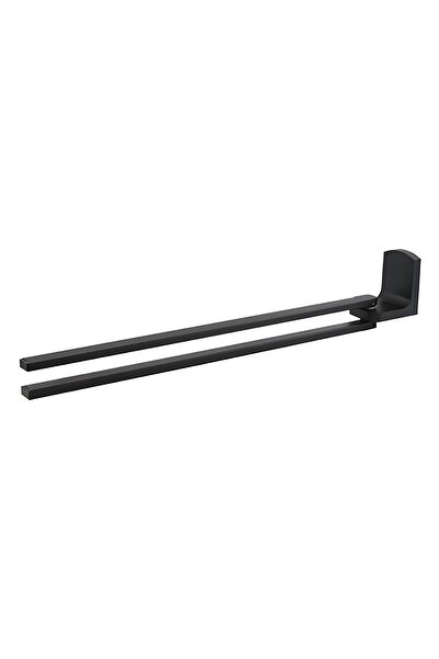 OEM Spirella E10.21087 bathroom towel holder, mobile, with two arms, black, 3...