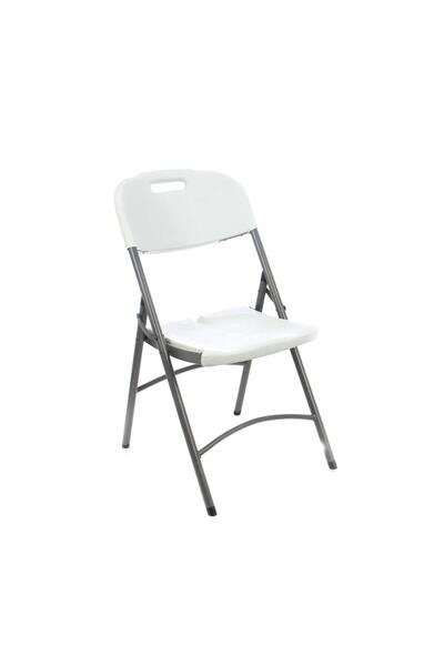 OEM Scaun de gradina / terasa, pliant, YX-D25, metal + polietilena, alb