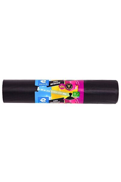 OEM Epack garbage bags, black, 300 L, 5 pieces