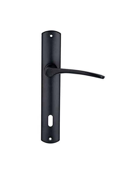 OEM Maner usa interior Yale, cu sild, pentru cheie, otel, negru, 90 mm