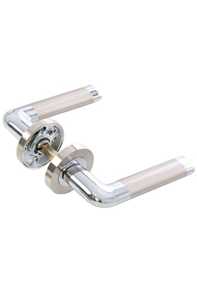 OEM Round rosette handle for wooden doors, Iris Gato BB(K) RR55SN/CP, zamak, ...