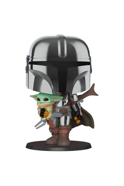 Funko Figurină POP Star Wars Mandalorian cu copilul Yoda 25cm