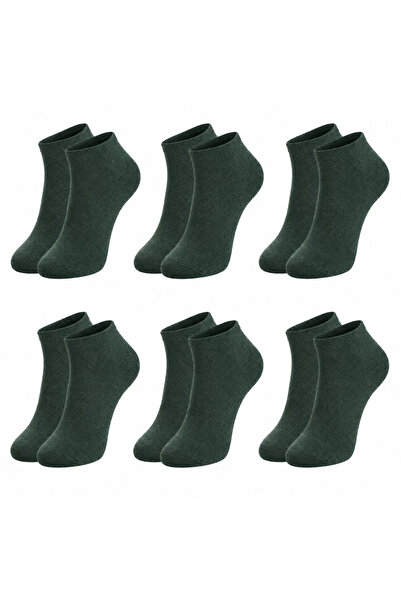 Berselya Underwear&Accessories Erkek Pamuklu Patik Çorap 6'lı Paket 39-45 | Dikişsiz Burun, Koku Karşıtı, Nefes Alan Kısa Konç Snea
