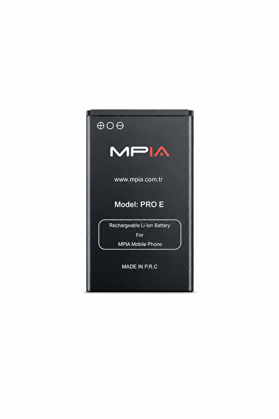 MPIA Pro E Tuşlu Cep Telefonu Bataryası 1000mAh Pil 7/10 gün Şarj Süresi