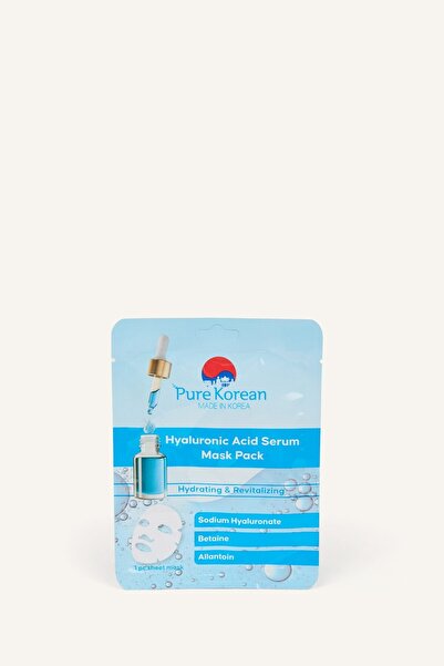 DeFacto Pure Korean Hyaluronic Acid Serum Maske I0561AXNS