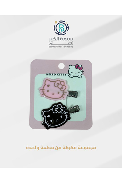 Hello Kitty طقم مشابك شعر هالو كاتي قطعة واحدة أشكال متعددة