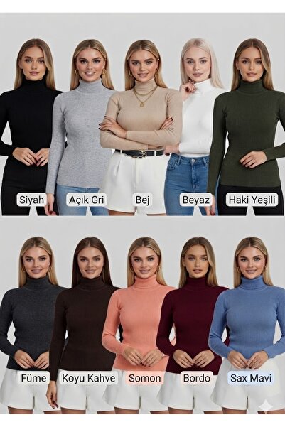 zs zaos fashion Advantageous 10-Piece Set Women's Long Sleeve Thin Sweater St...