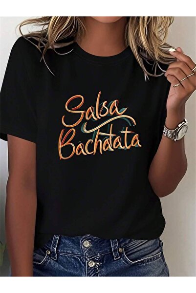 23ERVA Oversized Women's T-Shirt, Loose Fit, Plain Women's-Shirt With Letter ...