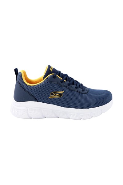 SKECHERS حذاء رياضي رجالي من Bobs B Flex-Icy Edge باللون الأزرق الداكن - Hype...