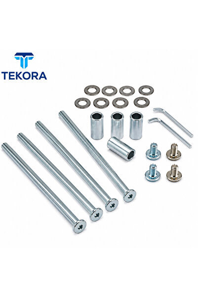 TEKORA Çocuk Paten Birleştirme Vida Seti – 4 Teker Yapma Aparatı