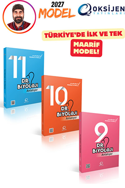 Oksijen Yayınları Dr Biyoloji 2027 Model 9. Sınıf - 10. Sınıf - 11. Sınıf Maa...