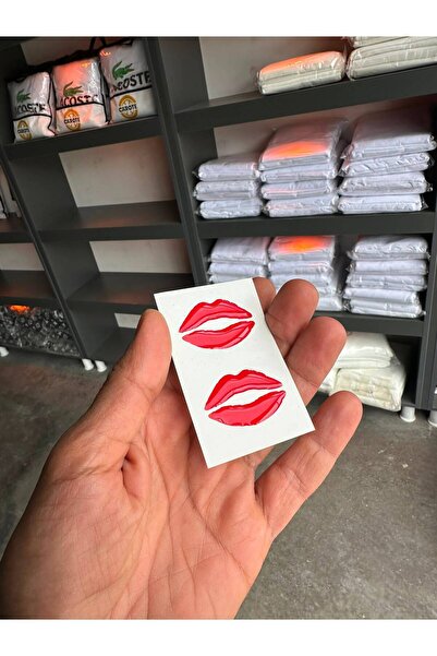 CAROTE Öpücük sticker 2 li paket epoksi kaplı