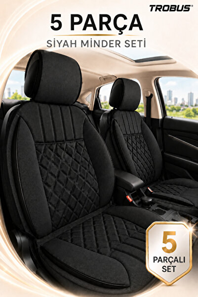 TROBUS Renault Megane 2 2004-2008 Zerafet 5 Parça Ortopedik Oto Koltuk Minder...
