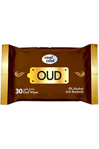 COOL & COOL مناديل مبللة برائحة العود، 30 منديل، من كول اند كول