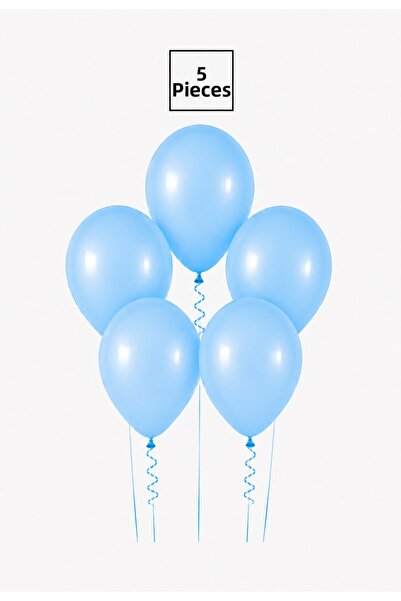Balonsan بالون أزرق فاتح 5 قطع