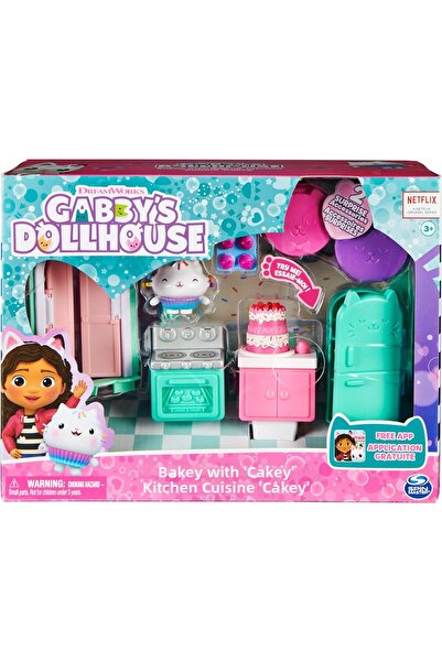 Gabby's Dollhouse Kitchen Play Set - Bakey with Cakey Kitchen
