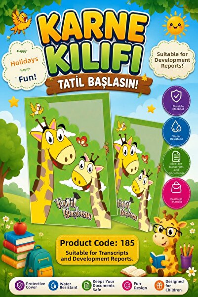 Ata Yayıncılık حافظة دفتر الملاحظات من أتا لمرحلة ما قبل المدرسة والمدارس الا...