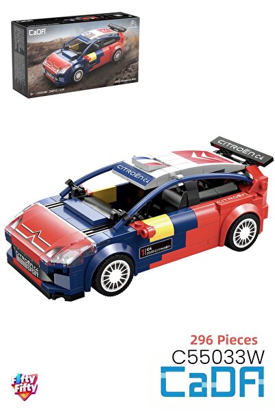 Vagonlife Cada 2008 Citroen C4 Wrc (296 Pieces) Toy Building Set Block Car -F...