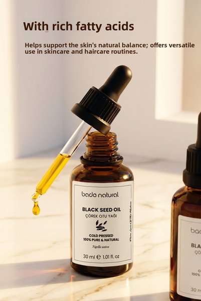 Bade Natural Black Cumin Seed Oil Cold Pressed 100% Pure 30 ml