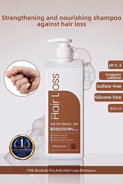 Milk Baobab Strengthening and Nourishing Shampoo Against Hair Loss Pro Anti-H...