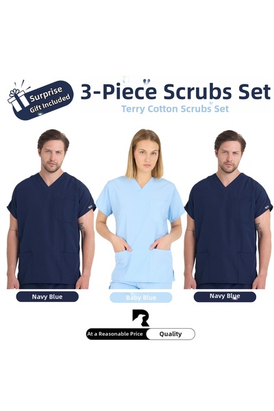 KARGA ÜNİFORMA Σετ 3 τεμαχίων Φόρμα Προσώπου Υπηρεσίας - Unisex Σετ Φόρμας Νο...