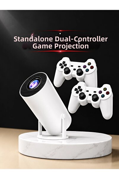 Epilons Projection Device Video Game Console Projector Portable Standing Dual...