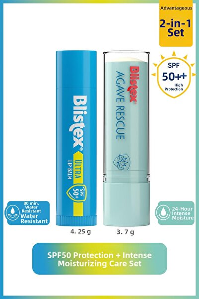 Blistex Spf50 Protection + Intensive Moisture Care Set