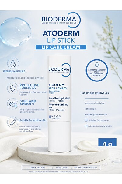 Bioderma Repairing, Lip Protector and Moisturizer for Sensitive and Dry Lips ...