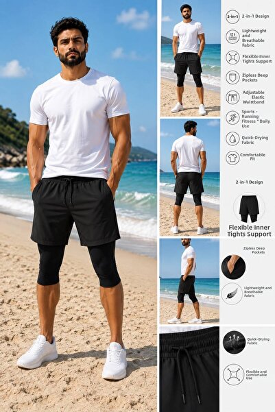 Kai Baby بنطلون رياضي للرجال من Sea & Fitness مع جيوب - KA7656444