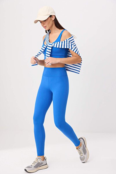 Trendyol Collection Colanți sport Saks Brushed Scuba THMAW25TY00020