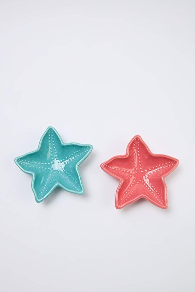 TRENDYOLMİLLA HOME 2-Piece Starfish Shaped Presentation Plate Tphss26Tbk00067