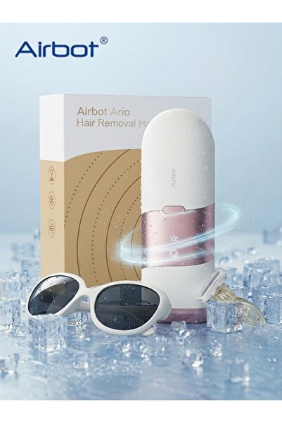 Airbot Laser Hair Removal Device IPL Ice Cooling Technology Hair Removal Machine Rose Gold