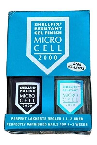 SHELLFIX RESISTANT GEL FINISH MICRO CELL 2000 Microcell Set: Ojă Semipermanen...