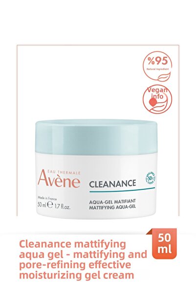 Avene Cleanance Aqua Gel Ματ και Συσφιγκτικό Πόρων Ενυδατικό Τζελ Κρέμα 50 ml