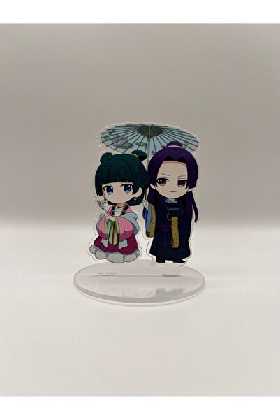 Hara Company Şifacı Günceleri Animesi Maomao ve Jinshi Akrilik Mini Figür Stant