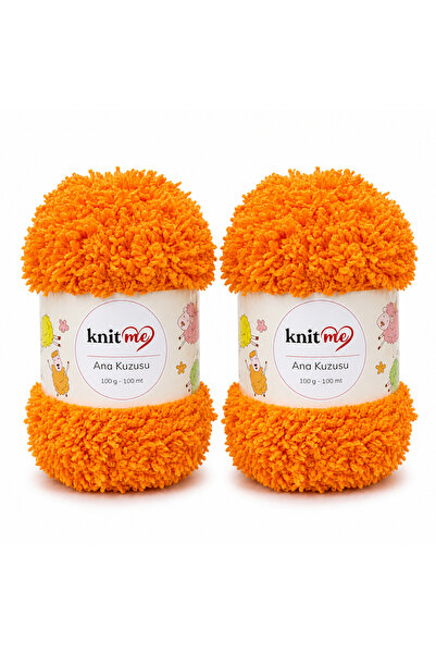 knitme خروف الأم 100 جرام 2 عبوة من خيوط الحياكة اليدوية 707