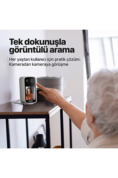 Xenon Smart Ekranlı Akıllı İkili İç Mekan Güvenlik Kamera Seti Kameradan Kameraya Konuşma