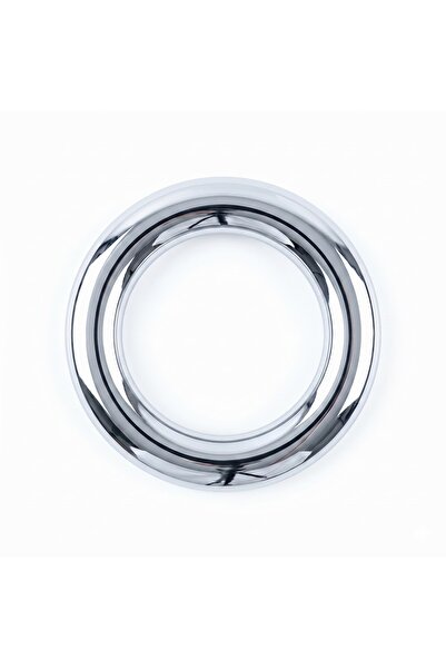 Alesta Home Metalik Gri Plastik Yuvarlak 10'lu Perde Kapsülü 42 mm