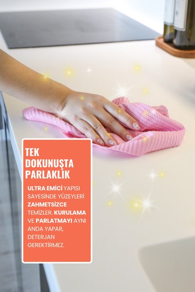 Nox Clean Pink Pva Cloth – Super Absorbent, Lint-Free, Multi-Purpose Cleaning Cloth