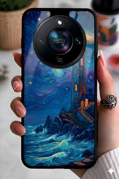Honor Magic 8 Lite 5G Case Camera Protected Pattern Luxury Portrait Painting Lusi Cover