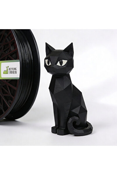 Recycling Fabrik rPLA - Siyah Filament 1.75mm (1kg)