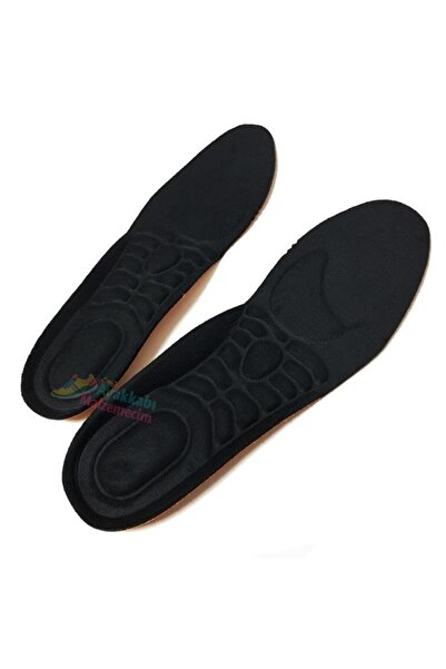 abnturk Footbed Iç Tabanlık 35/36 Numara Rahat Ayakkabı Iç Tabanlığı Siyah Re...