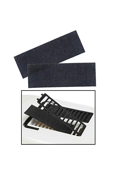 Genel Markalar Kapalı Kedi Tuvaleti İçin 2'li Karbon Filtre Dikdörtgen 20x6,5cm