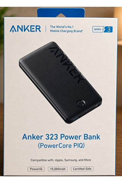 advisor باور بانك من أنكر بسعة 10000 مللي أمبير ببطارية ومنفذي USB-A و USB-C ...